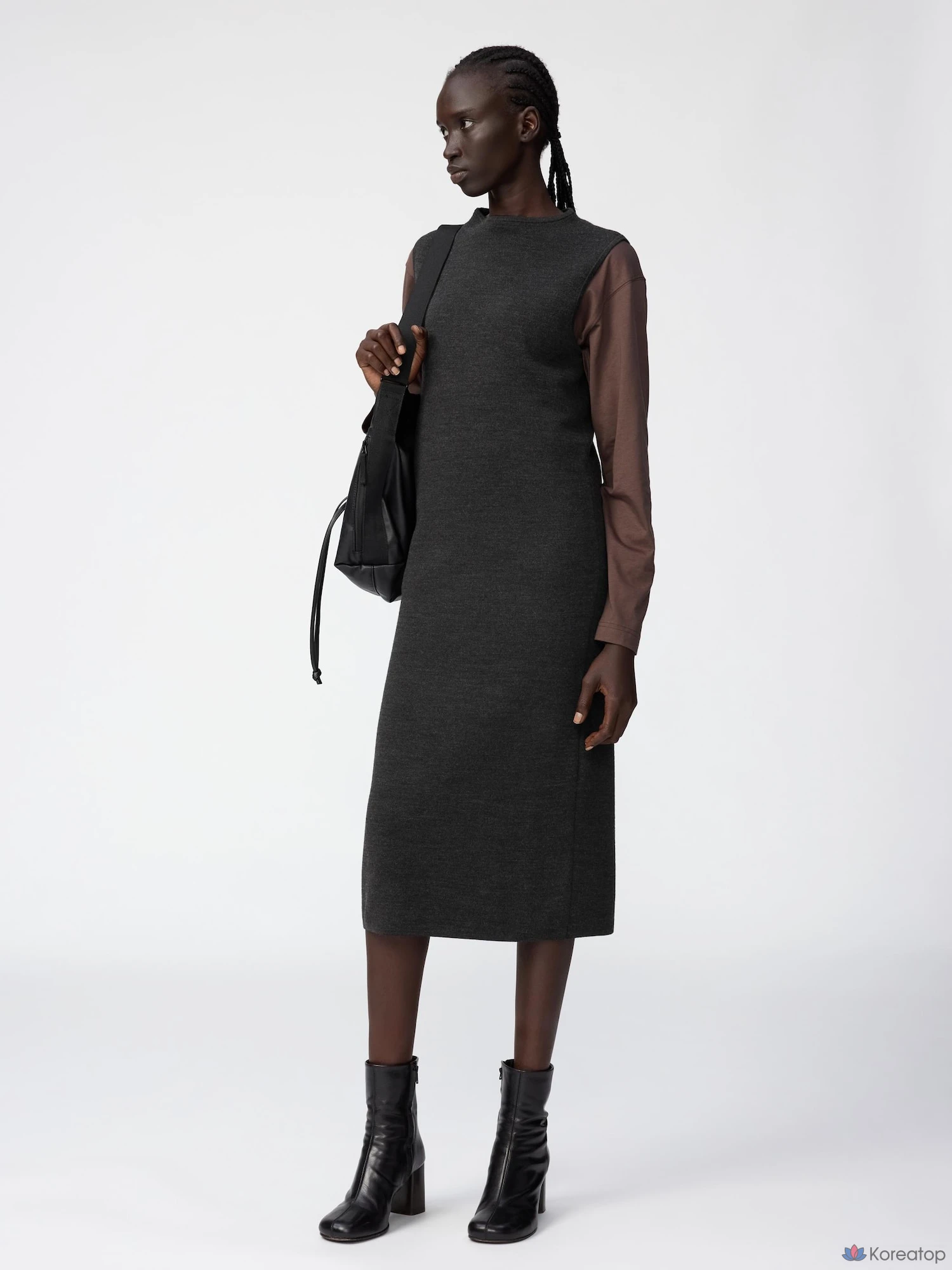 Платье Uniqlo Double Face Knit Sleeveless Dress