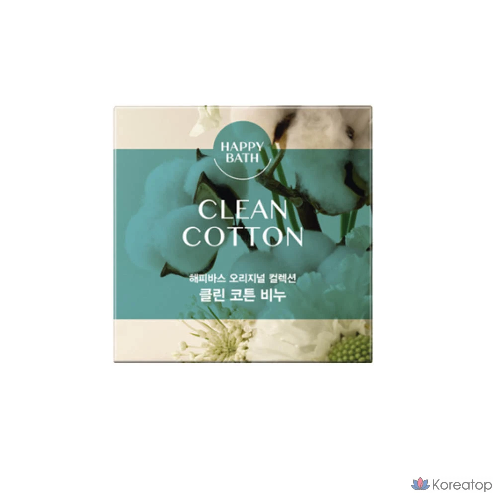 Мыло Happy Bath Original Collection с ароматом хлопка, 90 г, 1 упаковка., фото 2