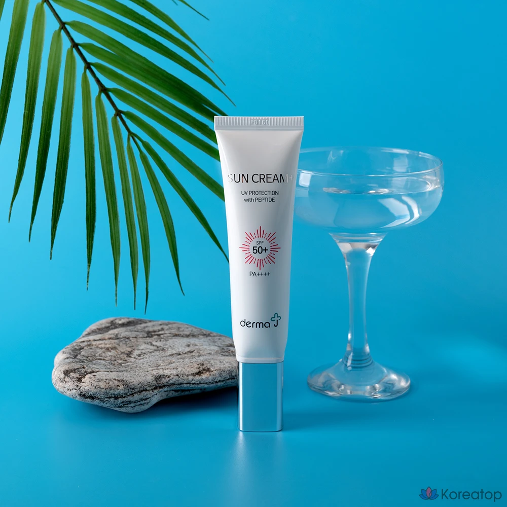 Солнцезащитный крем Derma J Peptastine Sunscreen Plus SPF50+ PA++++, 50 мл, 1 шт.