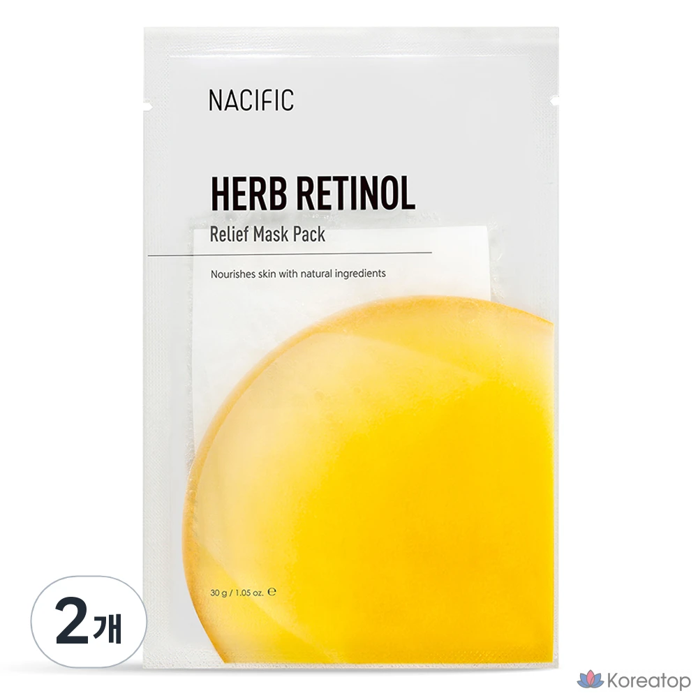 Маска для лица NACIFIC Herb Retinol Relief Mask Pack 30 г, 1 упаковка, 2 упаковки