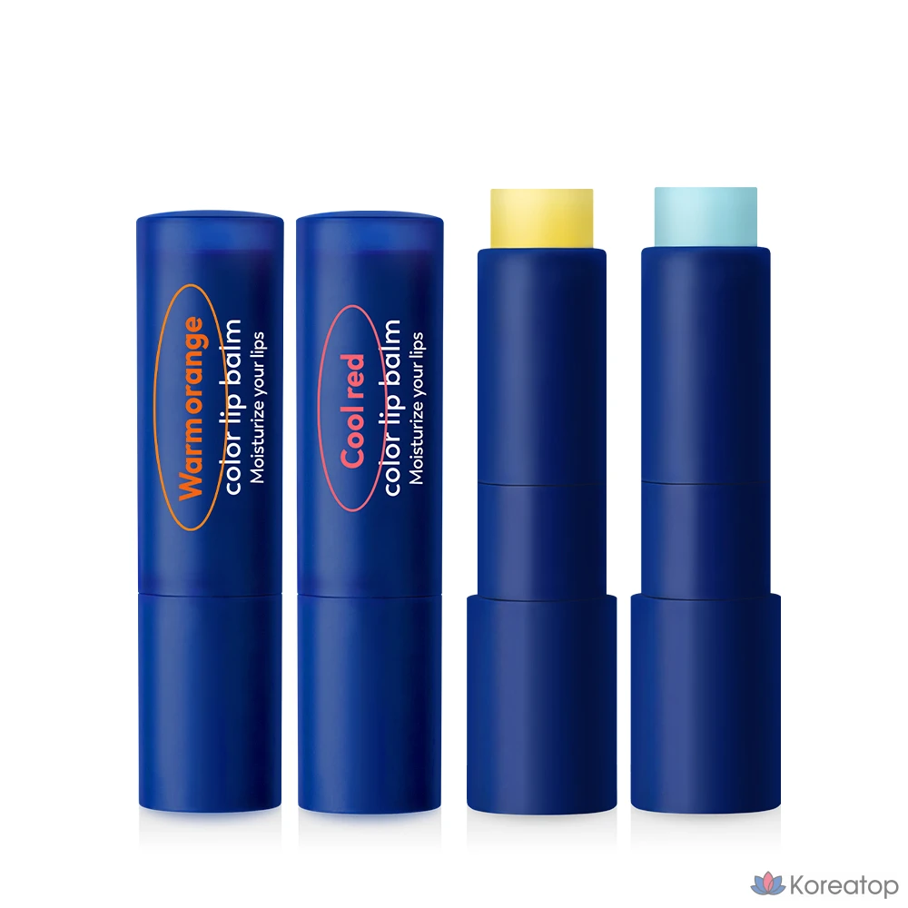 Бальзам для губ DASHU для мужчин, меняющий цвет, 4 г, теплый оранжевый, 1 шт.