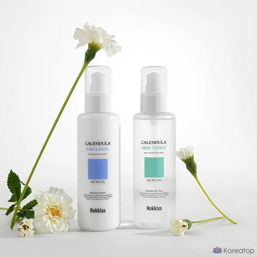 Rocky's Calendula Skin Toner 150ml + Emulsion 150ml, 1 комплект