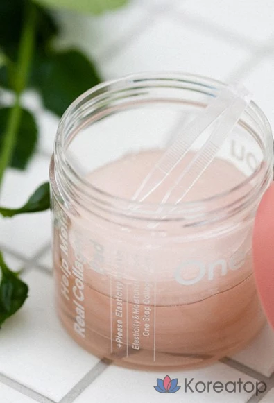 Гелевые подушечки One-Day's You Help Me с настоящим коллагеном, 130 мл, 70 листов, 1 упаковка.