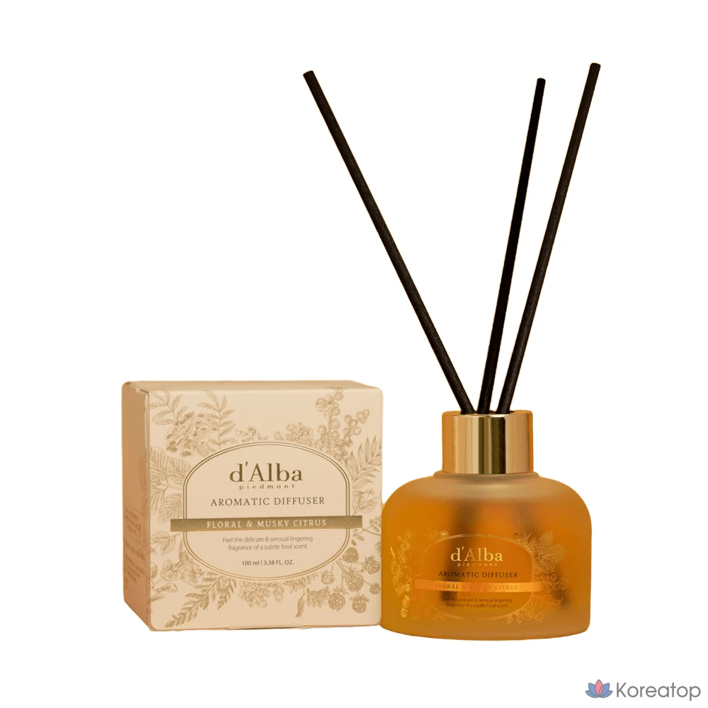 Ароматический диффузор D'alba, освежитель воздуха, 100 мл, 1 шт.