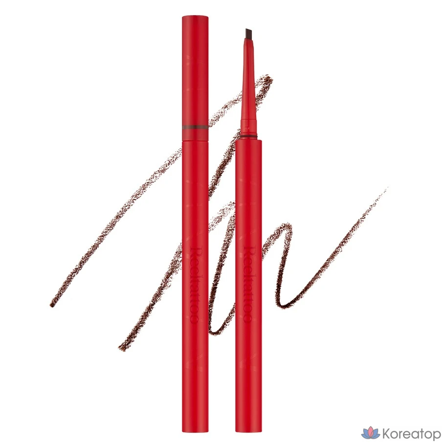 Подводка для глаз Merythod Reel Tattoo Pencil, 0.05 г, темно-коричневый, 02, 1 шт.