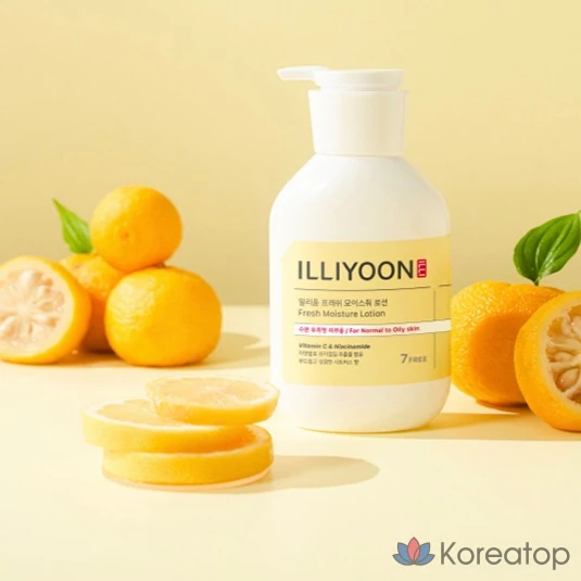 Увлажняющий лосьон Illiyoon Fresh с цитрусовым ароматом, 350 мл, 1 шт.