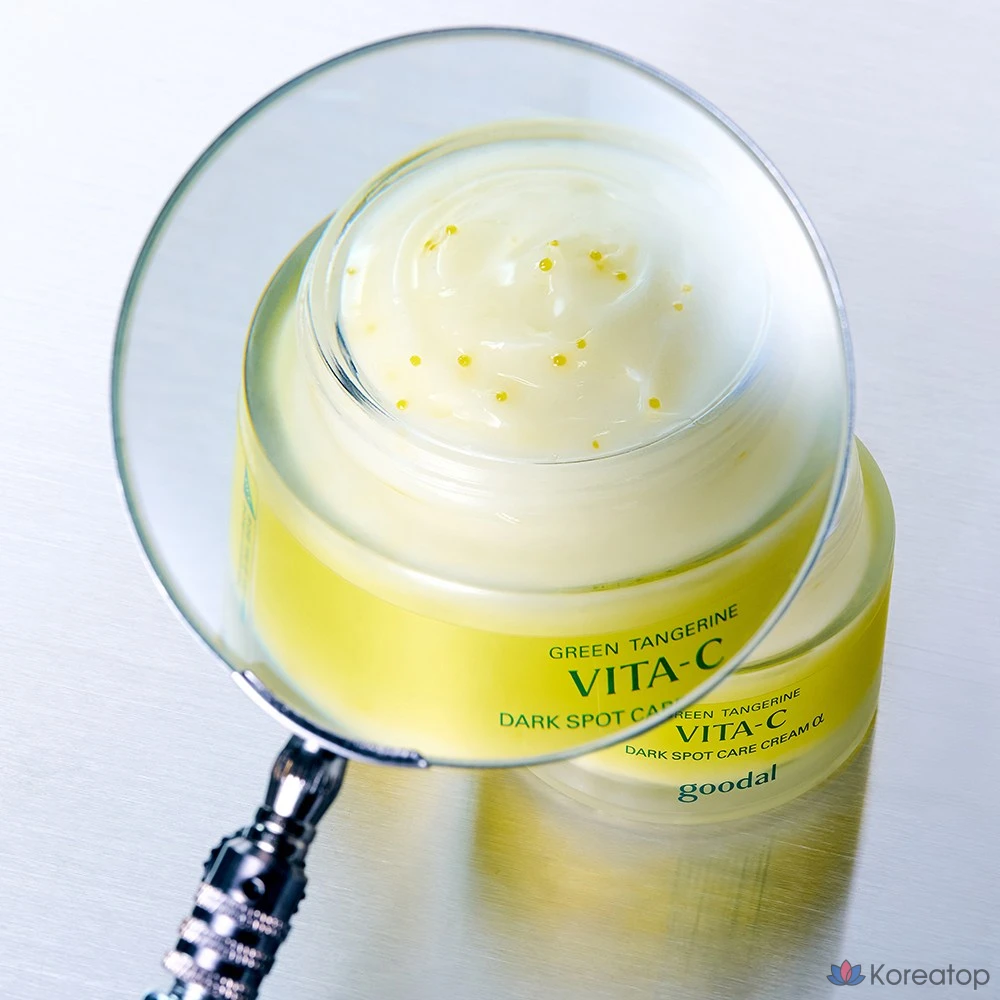 Крем Goodal Green Tangerine Vita C Dark Spot Care Cream Alpha, 75 мл, 2 шт., фото 3