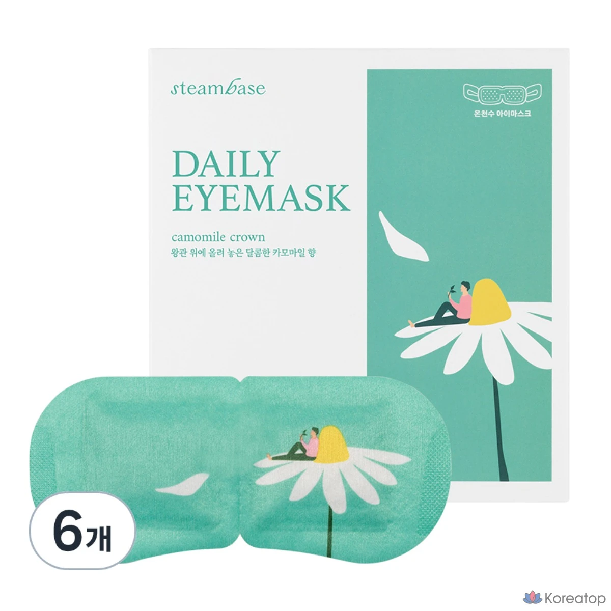 Маски для глаз Steambase с ароматом ромашки, 5 шт., 6 шт.