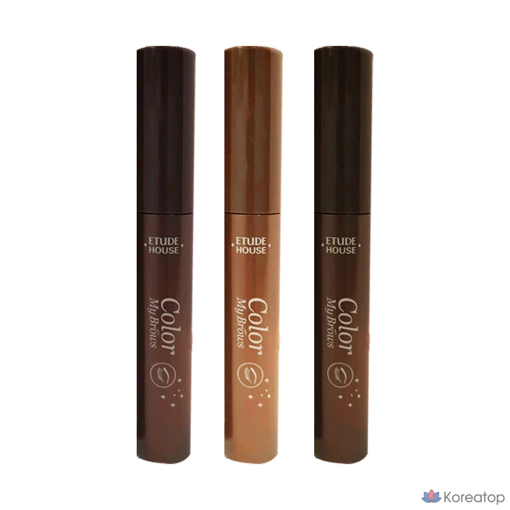 Etude House Pure False Brow Cara, 9 мл, № 4, натуральный коричневый, 1 шт.