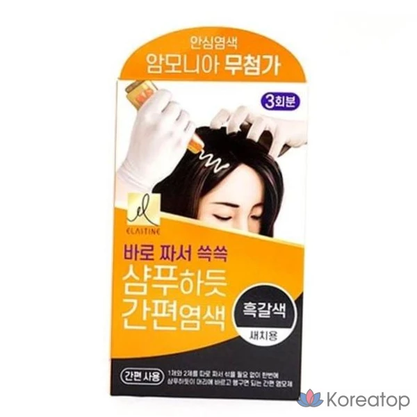 Краска для волос Cool Shop Elastin Instant Squeeze для седых волос, 1 шт.