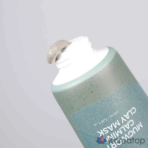Глиняная маска с экстрактом полыни для проблемной кожи IsNtree Real Mugwort Clay Mask 100 мл