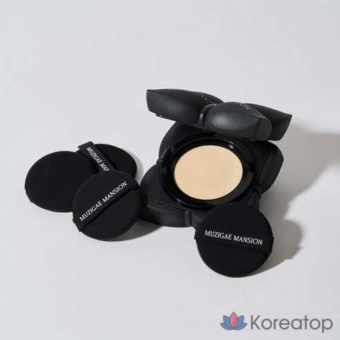 Rainbow Mansion Slick Matte Cushion Puff, 3 шт., одинарный, 2 шт.