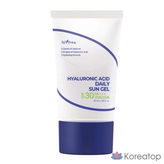 Солнцезащитный гель Isntree с гиалуроновой кислотой, SPF30 PA+++, 50 мл, 1 шт.