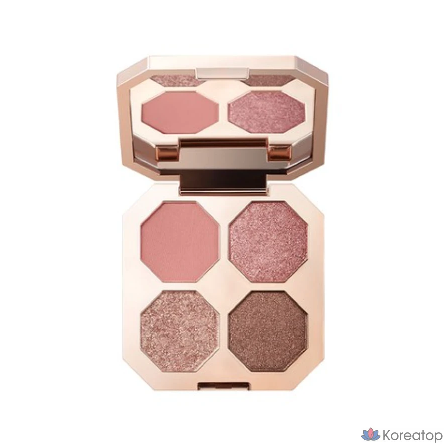Теневой палитра Dear Dahlia Dream Velvet Eyeshadow Palette, оттенок Delicate, 5.1 г, 1 шт.