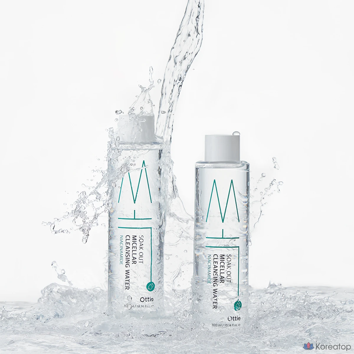 Очищающая мицеллярная вода с ниацинамидом Ottie Soak Out, 1 шт., 300 мл