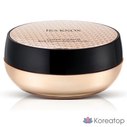 Пудра для лица Isa Knox Cover Supreme Rich Essence Setting Powder, оттенок No. 23 Natural Beige, 30 г, 1 шт.