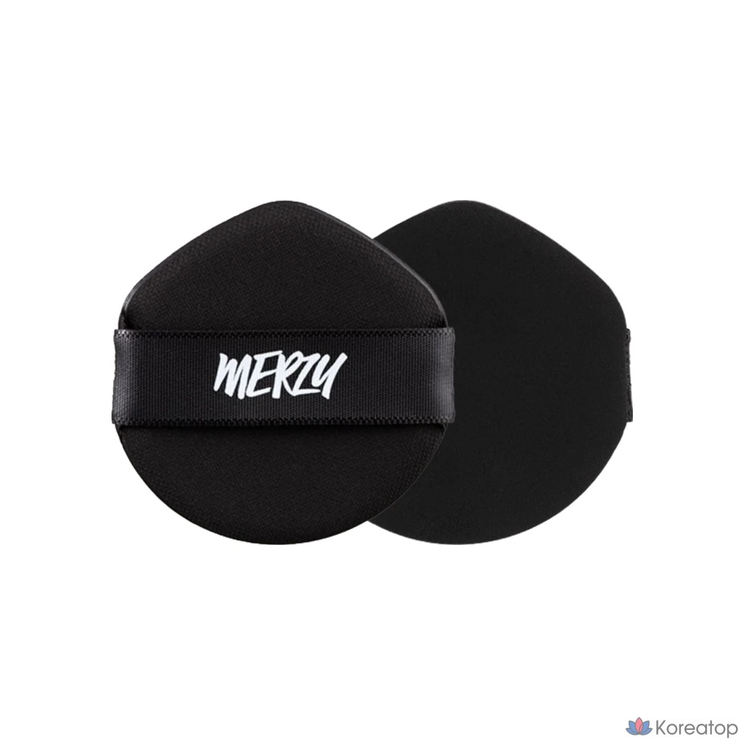 Набор из 5 мягких подушек MERZY the Airy Scene Cover Cushion Puff, черный, 1 шт.