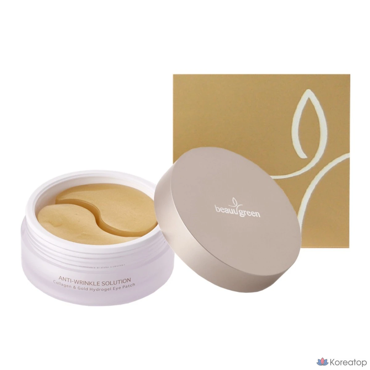 Патчи для глаз Beauugreen Collagen Gold Hydrogel Eye Patch от темных кругов и морщин под глазами, 1 упаковка, 1 шт.