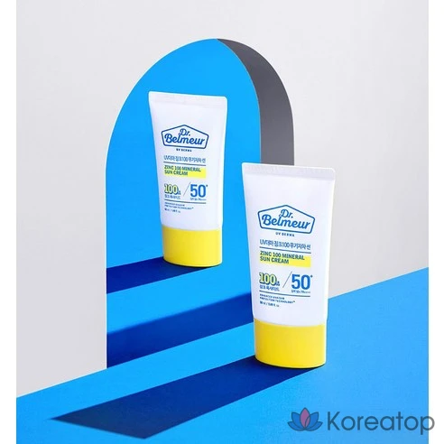 Солнцезащитный крем Dr. Belmer UV Derma Zinc 100 Mineral SPF50+ PA++++ от Face Shop