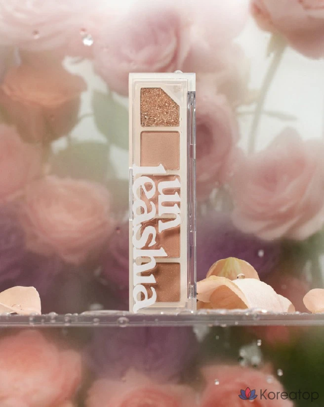 Палетка теней для век Unleashia Mood Shower Eye Palette, оттенок NO.2 Rose Shower, 3.5 г, 1 шт., фото 3