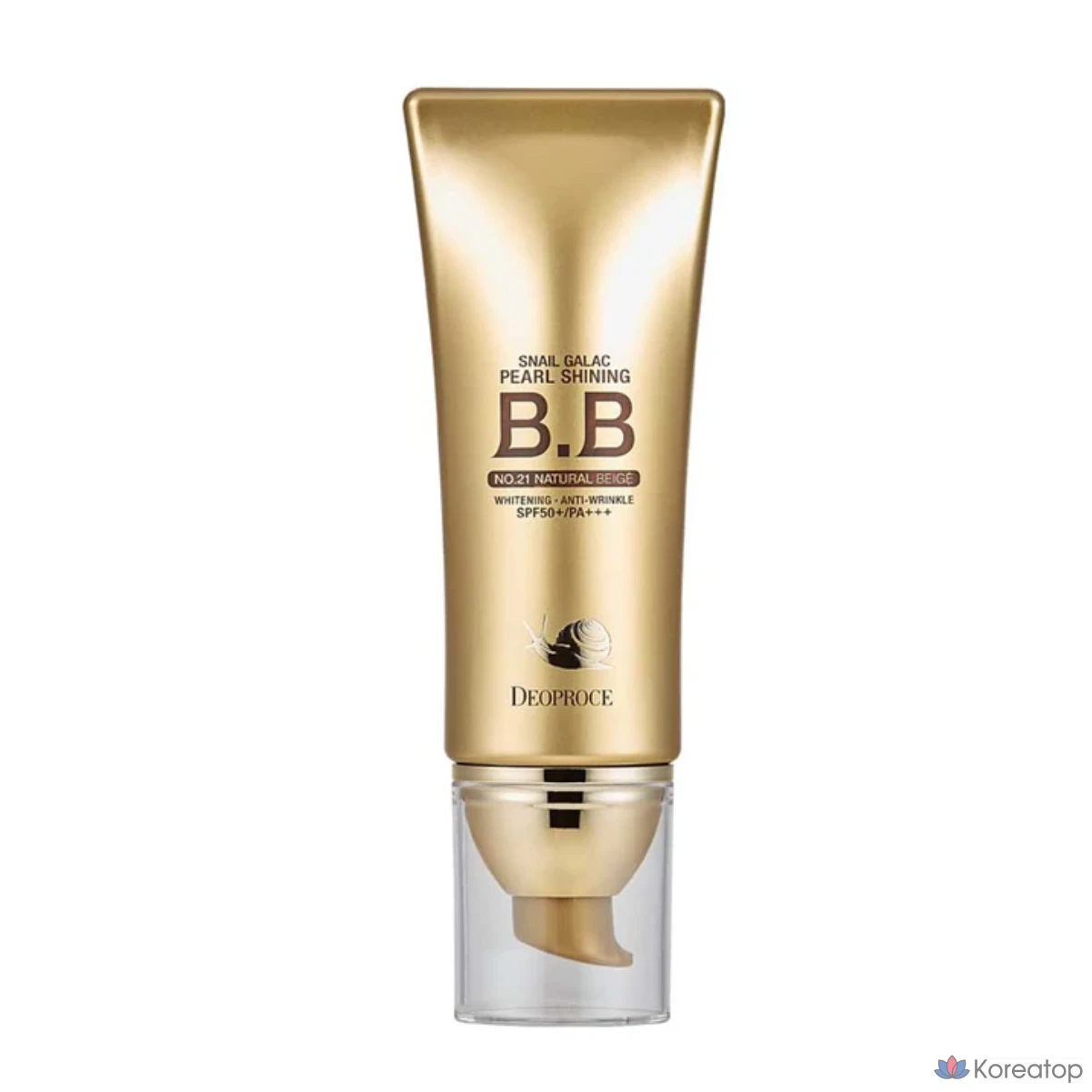 BB-крем Deoproce Snail Galac Pearl Shining, 50 г, 1 шт., оттенок Natural Beige