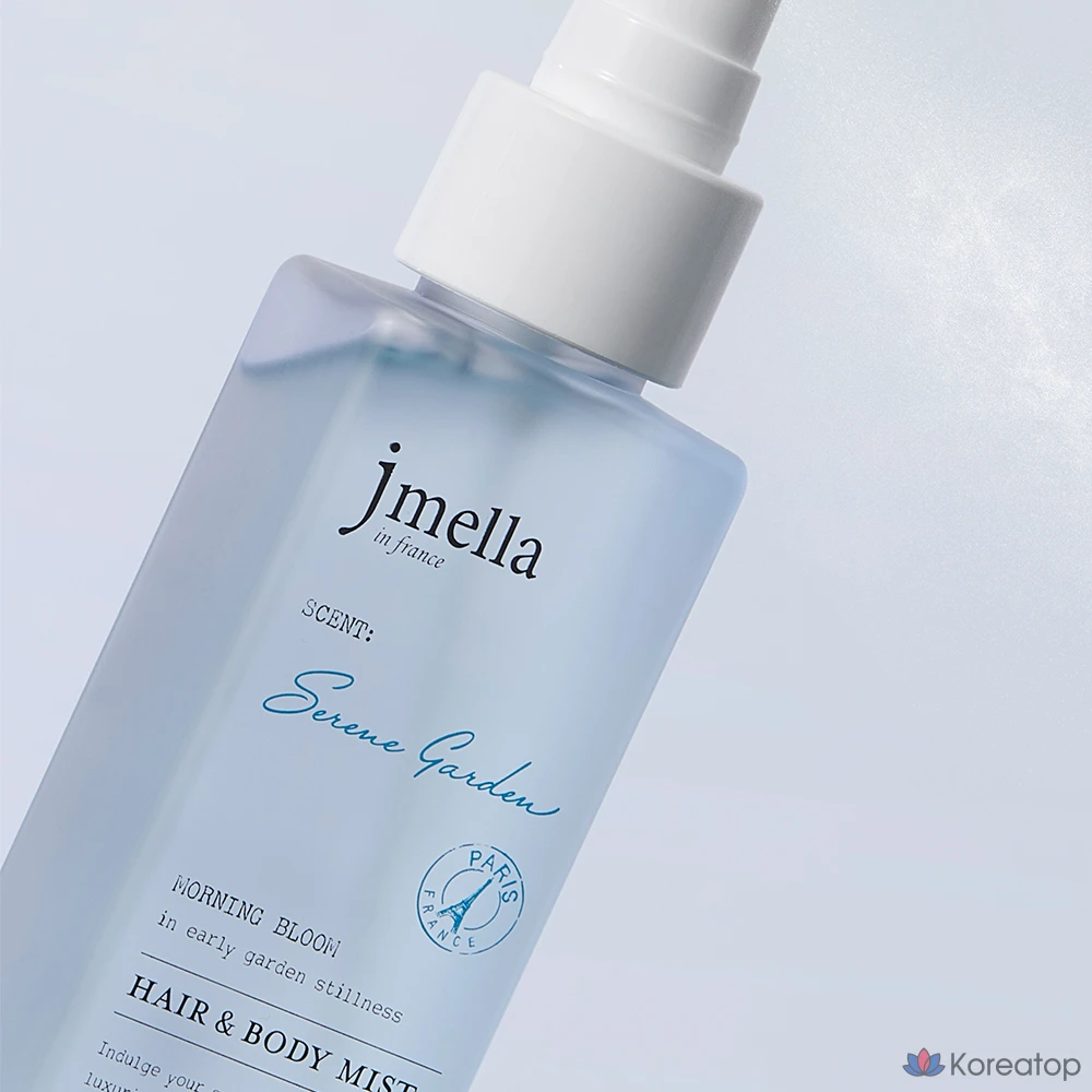 Парфюмированный спрей для волос и тела Jmella In France Serene Garden Perfume Hair &amp; Body Mist Floral Peony, 80 мл, 1 шт.