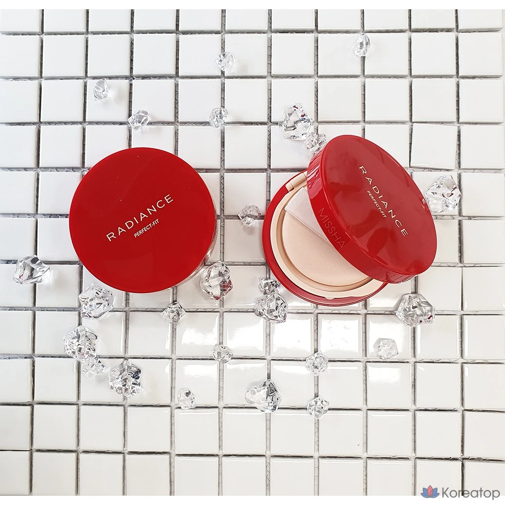 Тональный крем Missha Radiance Perfect Fit Cushion, 15 г, № 19, цвет слоновой кости, 1 шт.