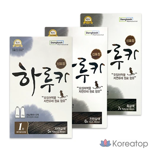 Краска для волос Dongkook Pharmaceutical Haruka, № 5, натуральный коричневый, 1 шт.