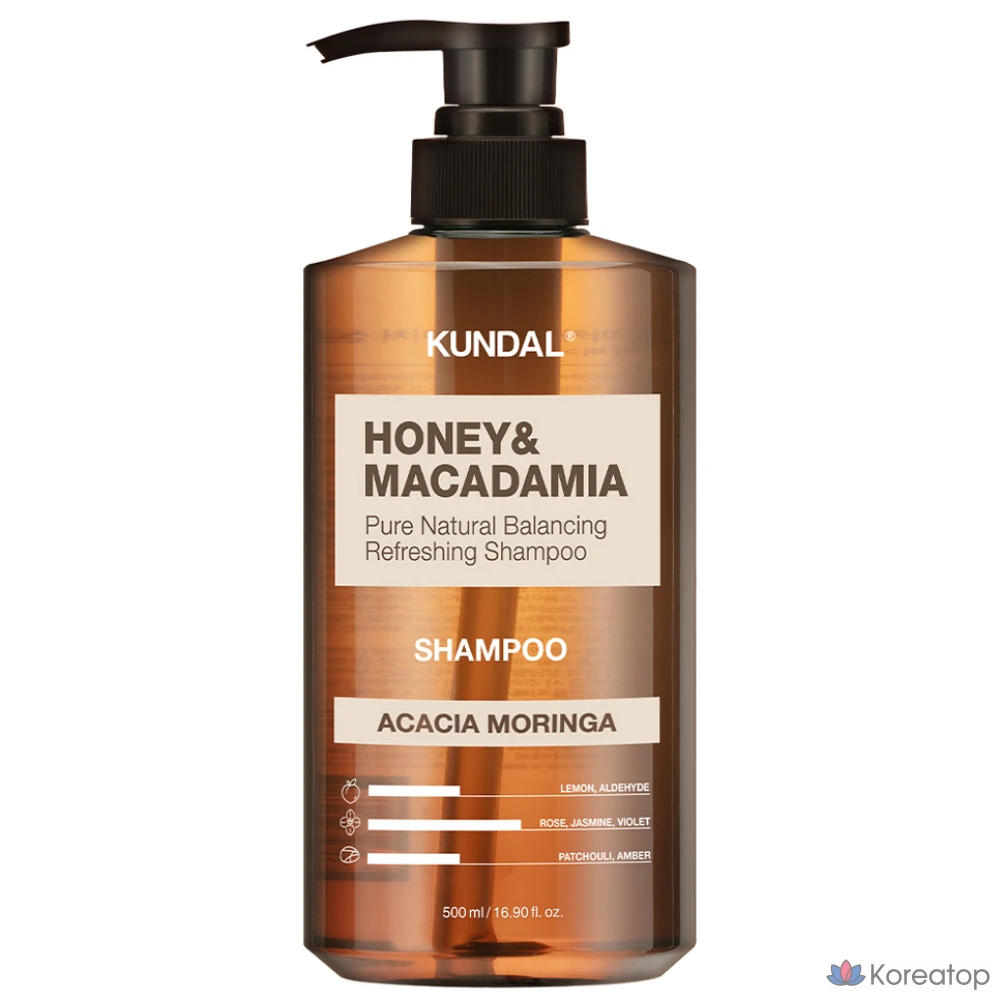 Kundal Honey &amp; Macadamia Nature Шампунь Акация Моринга, 500 мл, 1 шт.