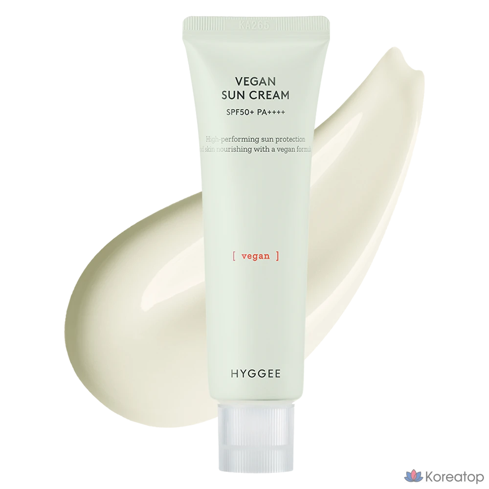 Веганский солнцезащитный крем HYGGEE SPF50+ PA++++, 50 мл, 1 шт.