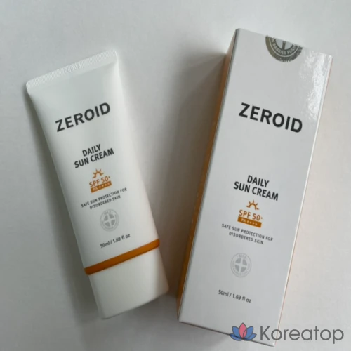 Солнцезащитный крем ZEROID Daily Zinc Inorganic Barrier Sun Care SPF50+, 1 шт.