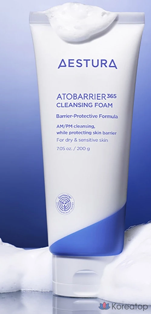 Очищающая пенка AESTURA Atobarrier 365 Cleansing Foam, 200 г, 1 шт.