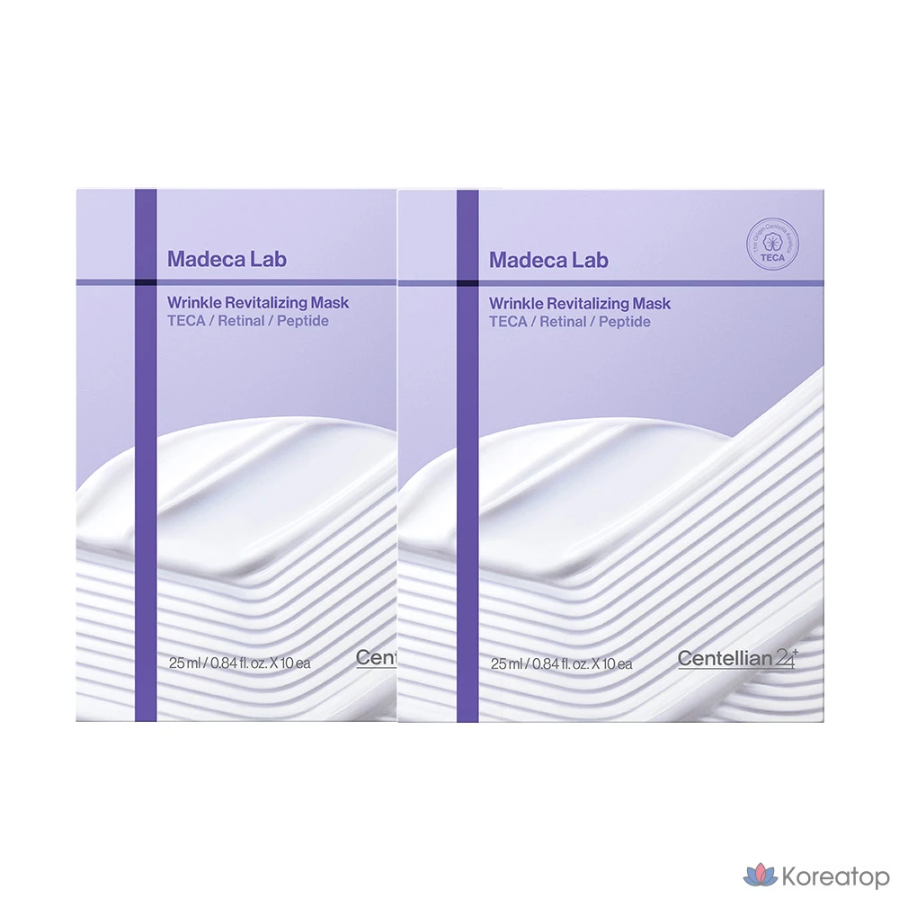 Тканевая маска для лица Centellian24 Madeca Lab Mask Wrinkle Revitalizing, 20 шт.