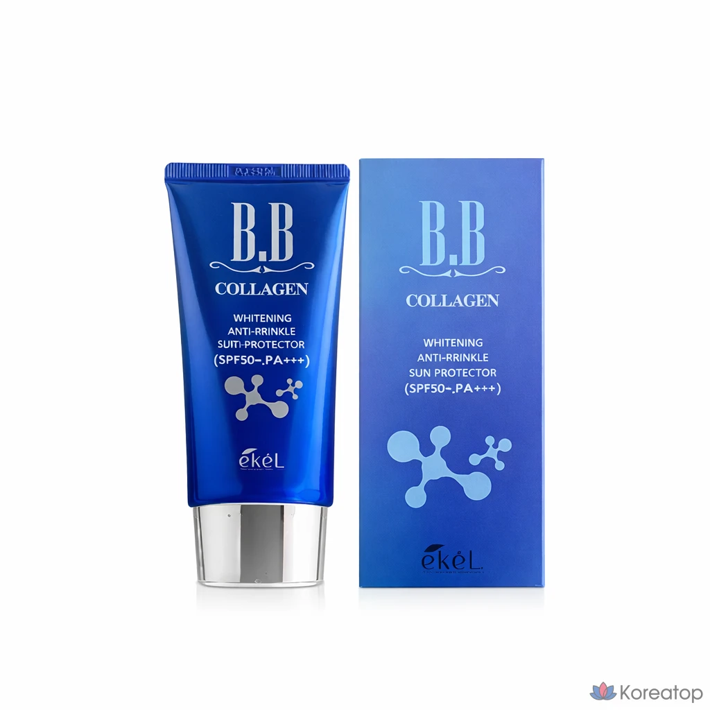 ББ-крем Ekel 3D Multi Function Tone-Up Base SPF50+ PA+, оттенок 03 Pearl, 50 мл, 1 шт., фото 3