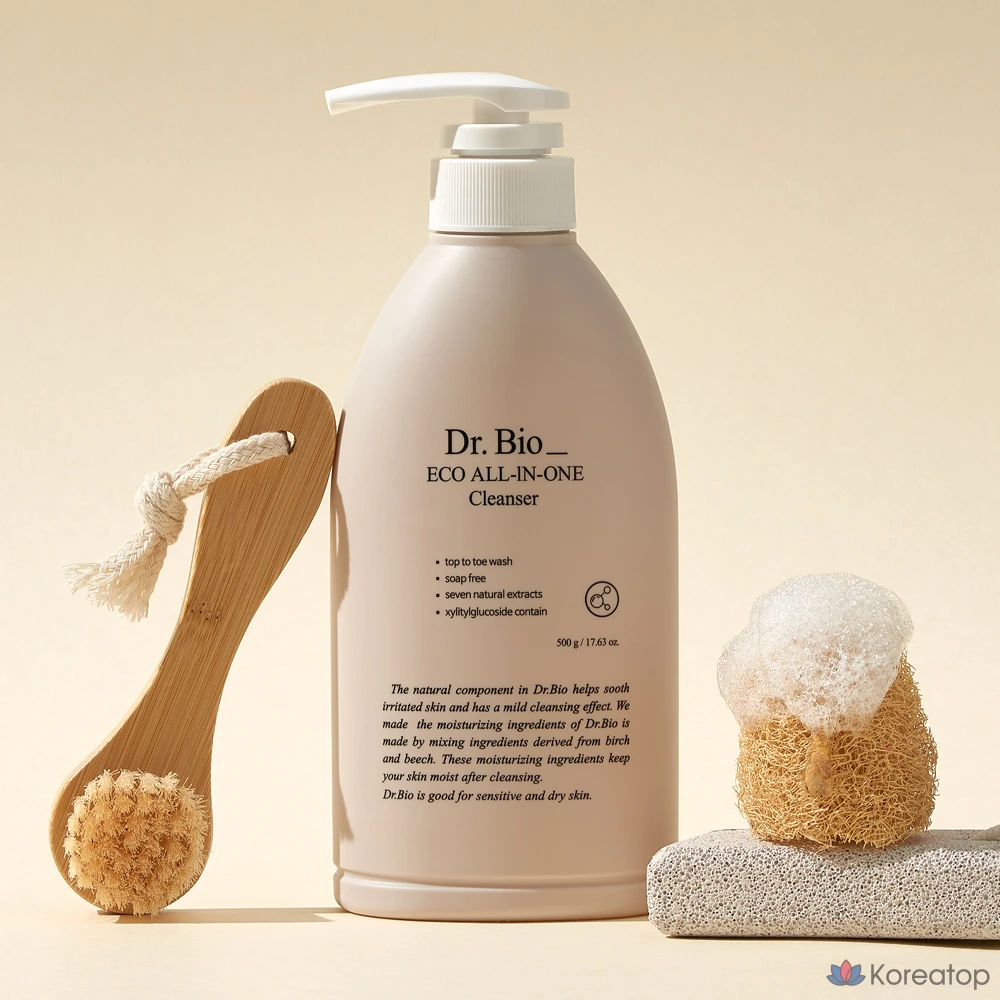 Набор для ухода Dr. Bio All-in-One Body Wash + Body Lotion Gift Set, 3 шт., фото 3