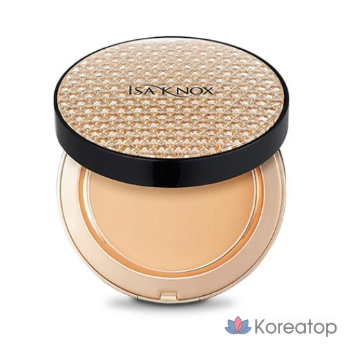 Тональная пудра Isa Knox Cover Supreme Rich Essence Two-Way Pact 10 г, № 23, натуральный бежевый, 1 шт., фото 2