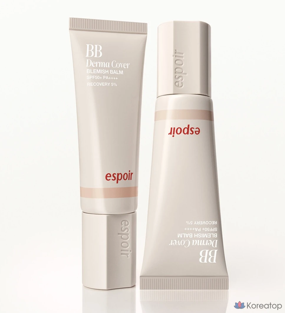 Бальзам Espoir Derma Cover Blemish Balm SPF50+ PA++++, оттенок 10 Ash Ivory, 40 г, 1 шт.