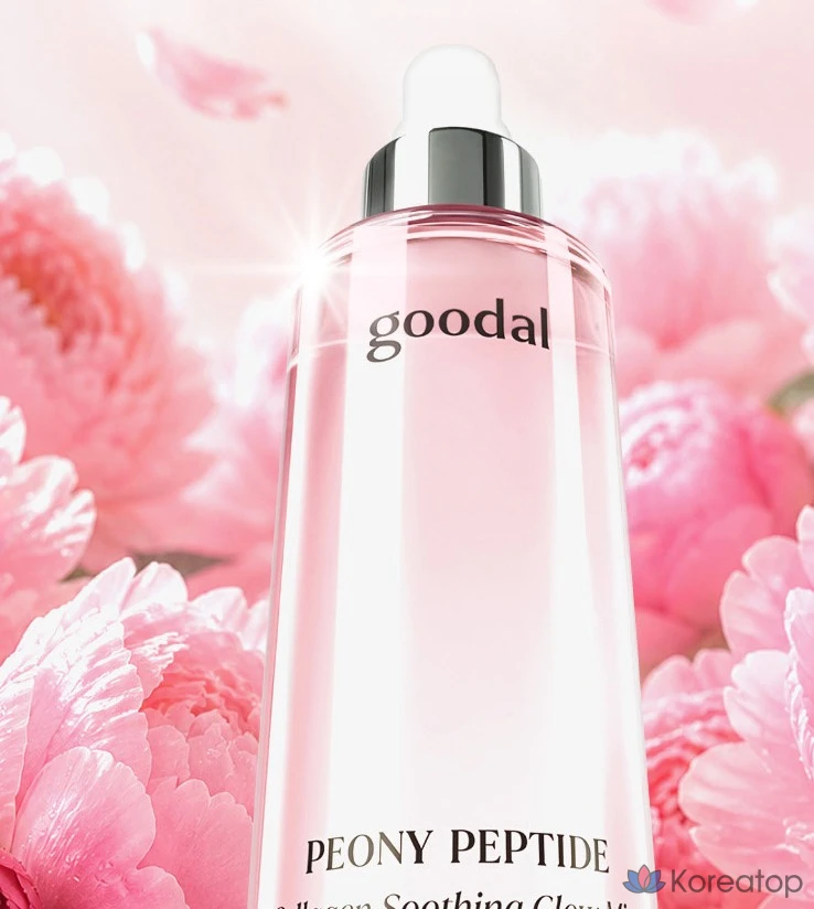 Мист для лица Goodal Peony Peptide Collagen Water Glow Mist AD, 120 мл, 1 шт.