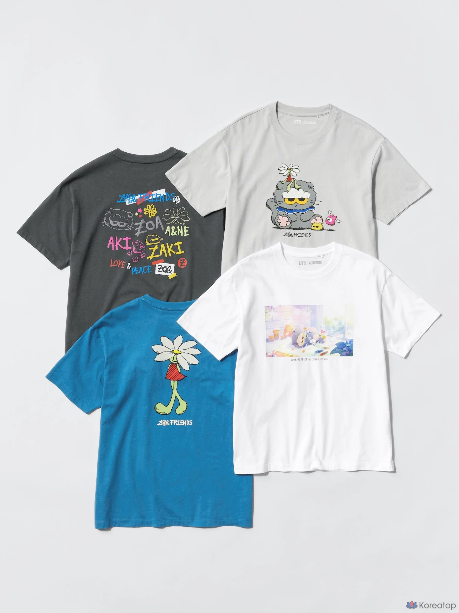 Футболка Uniqlo ZO&amp;FRIENDS UT Graphic T, черный