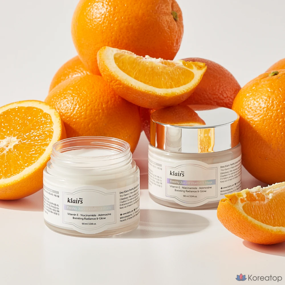 Тканевая маска для лица Dear, Klairs Freshly Juiced Vitamin E Mask, 90 мл, 6 шт., фото 3