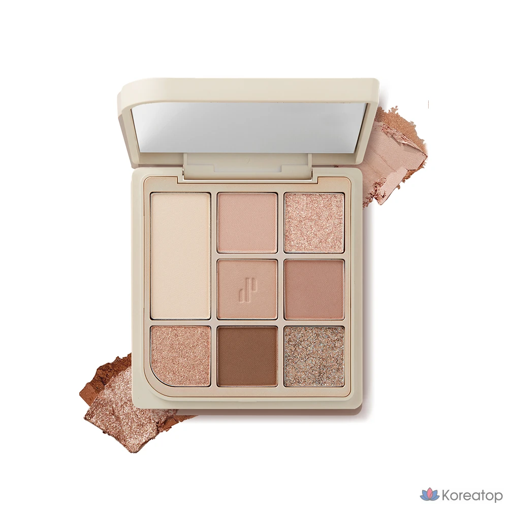Палетка теней для век Heart Percent Dot On Mood Eye Palette, 04 Another Nude Facet, 1 шт.