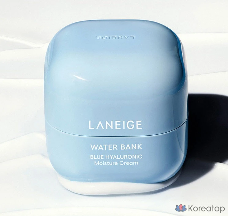 Крем Laneige Water Bank Blue с гиалуроновой кислотой для нормальной и сухой кожи, 50 мл, 1 шт., фото 3