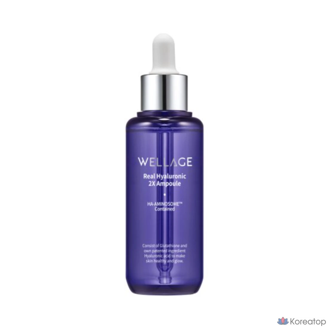 Капсулы WELLAGE Real Hyaluronic, 3 сезон, 30 доз + ампула 70 мл, лиофилизированная гиалуроновая кислота, 1 шт.