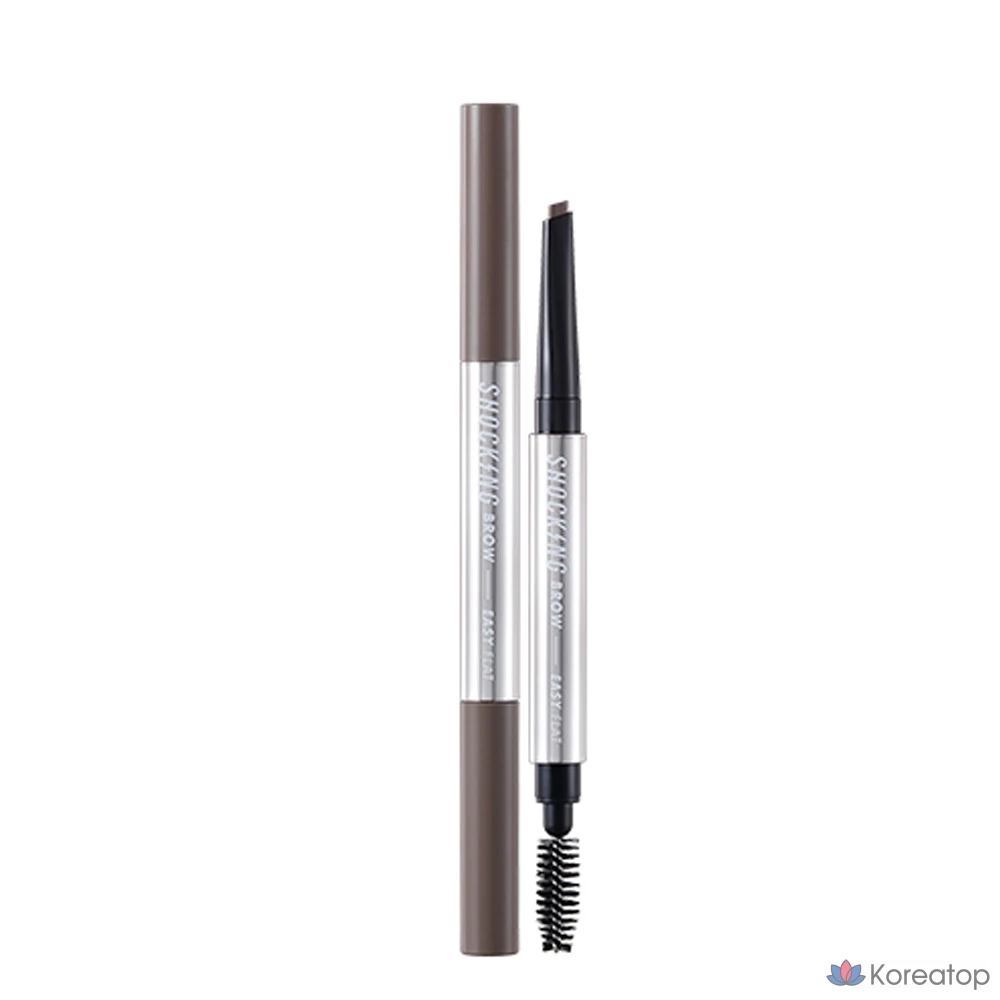 Тональный крем для бровей Tony Moly The Shocking Brow Easy Flat 0,5 г, оттенок 03 Ash Brown, 1 шт.