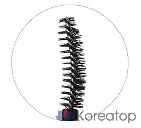 Тушь для ресниц The Saem Studio Double Fit Mascara 9 г, 01, для подкручивания длинных ресниц, 1 шт., фото 2