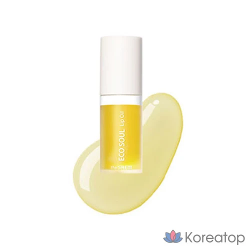 Масло для губ The Saem Eco Soul, цвет медовый, 6 мл, 1 шт., фото 2