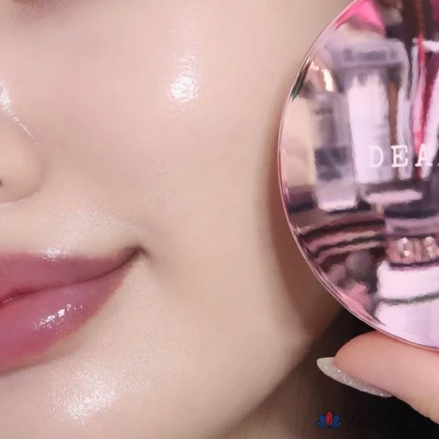 Набор ампульных тональных средств Dear Glam Glow Ampoule Cushion (основной продукт + сменный блок), № 21, светло-бежевый, 24 г, 1 шт.