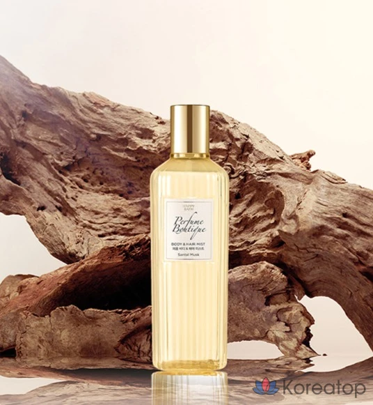 Парфюмерный спрей для тела и волос Happy Bath Perfume Boutique Santal Musk, 200 мл, 1 шт.