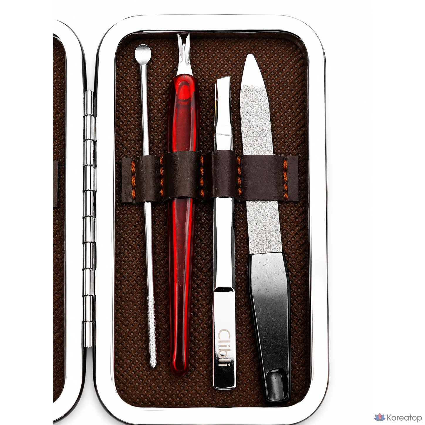 Набор для маникюра Three Seven Premium Manicure 6-piece Set, черный (футляр), 1 шт., фото 3