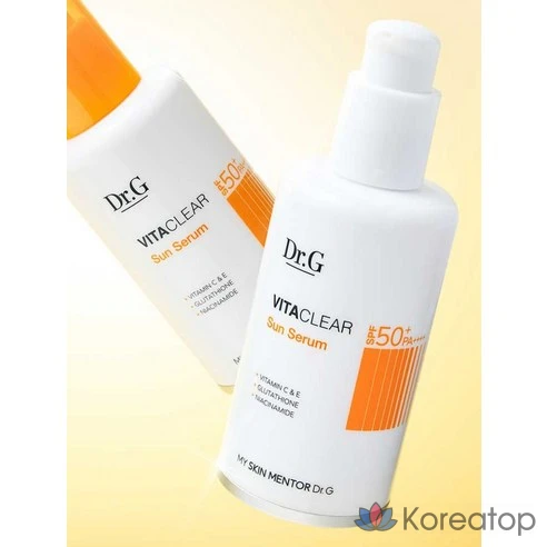 Солнцезащитная сыворотка Dr.G Vita Clear Sun Serum SPF50+ PA++++